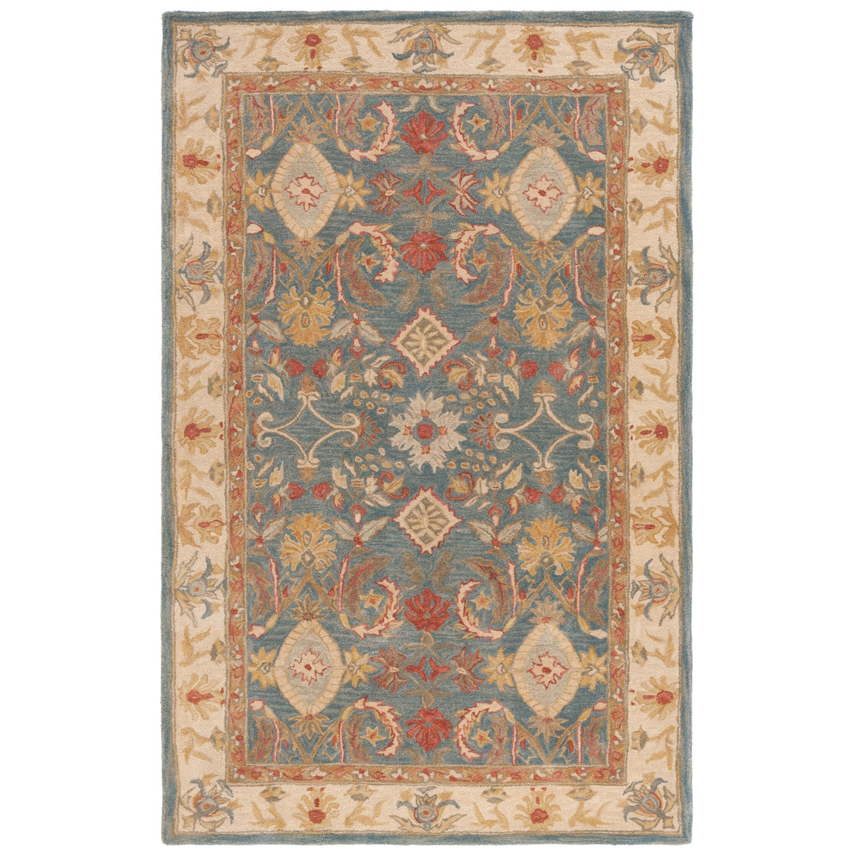 SAFAVIEH Handmade Anatolia Lieke Traditional Oriental Hand-spun Wool Rug