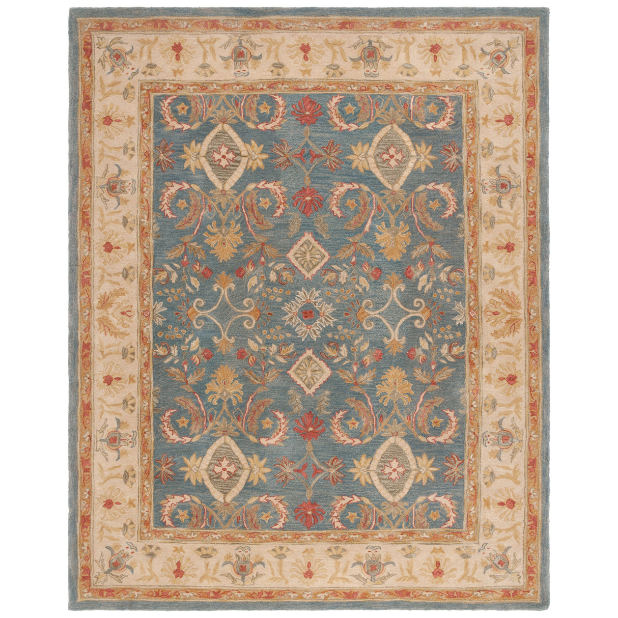 SAFAVIEH Handmade Anatolia Lieke Traditional Oriental Hand-spun Wool Rug