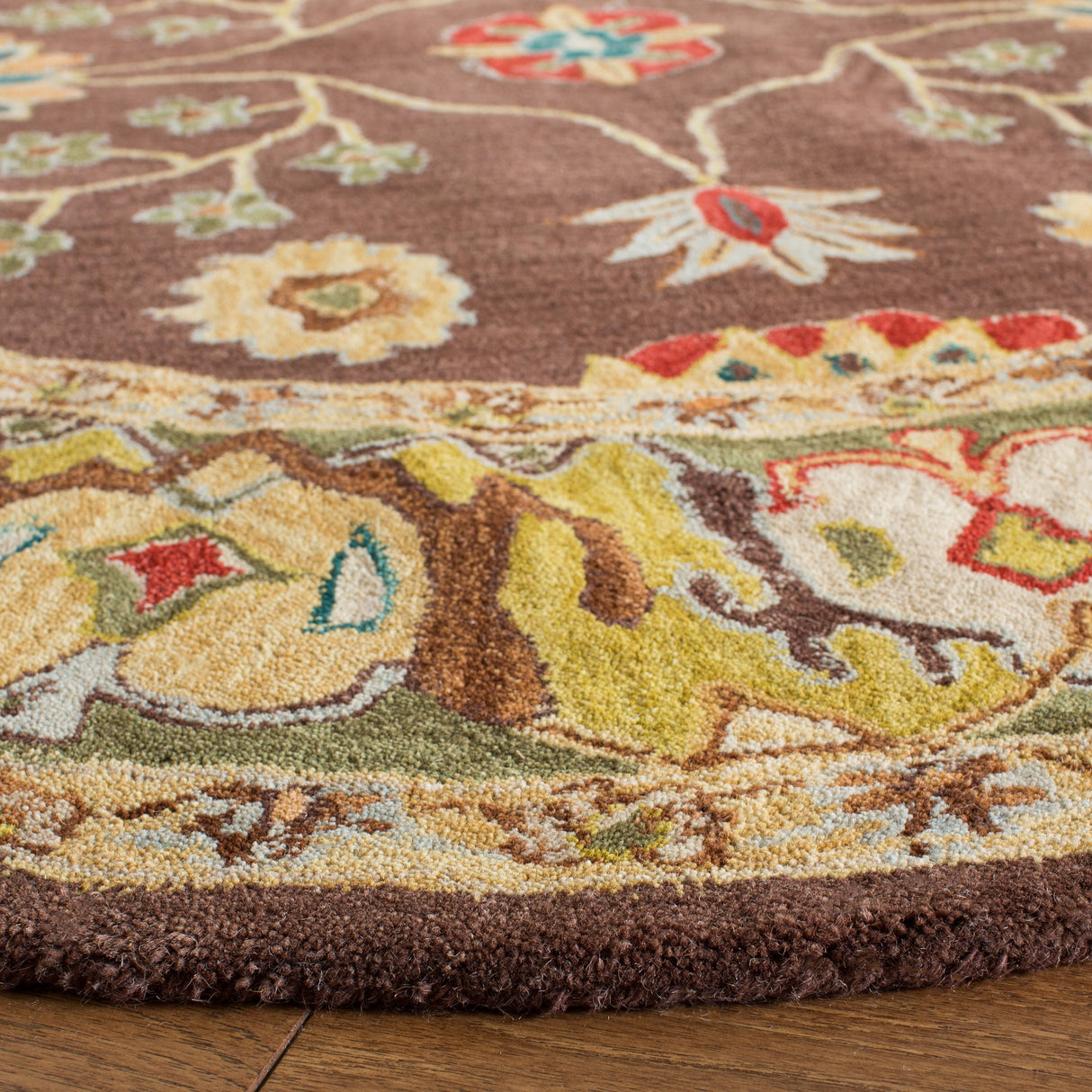 SAFAVIEH Handmade Anatolia Lisann Traditional Oriental Hand-spun Wool Rug