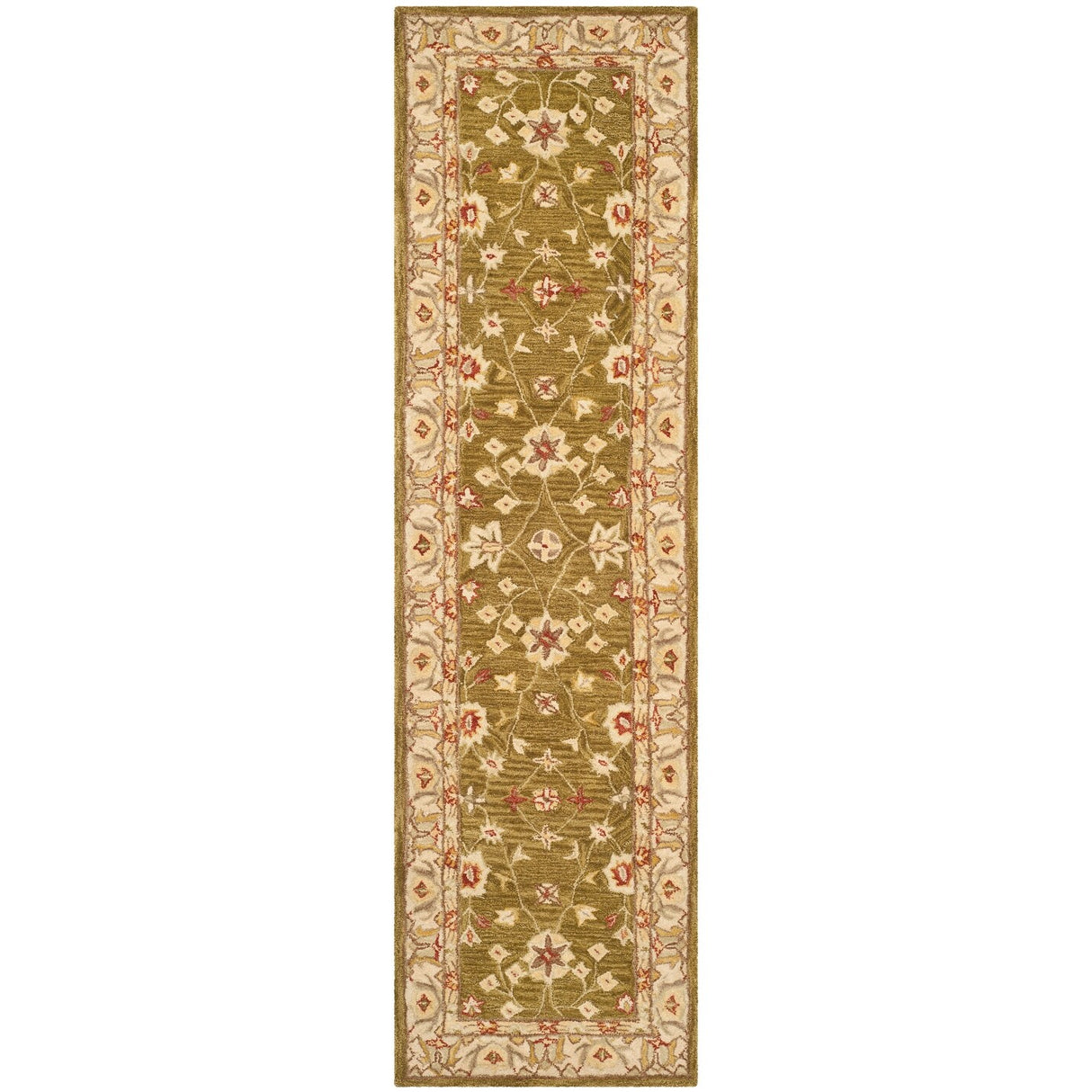 SAFAVIEH Handmade Anatolia Lisann Traditional Oriental Hand-spun Wool Rug