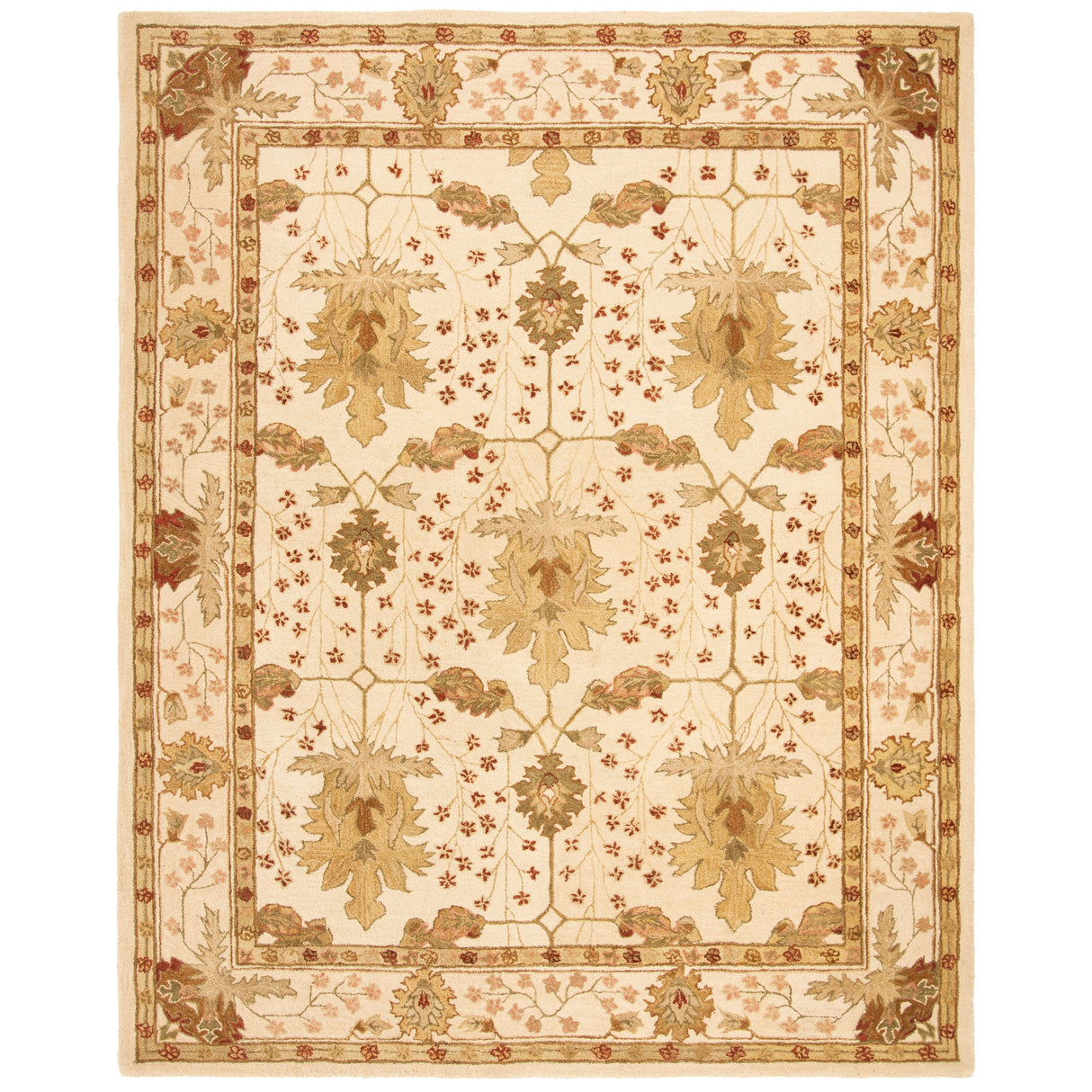 SAFAVIEH Handmade Anatolia Masami Traditional Oriental Hand-spun Wool Rug