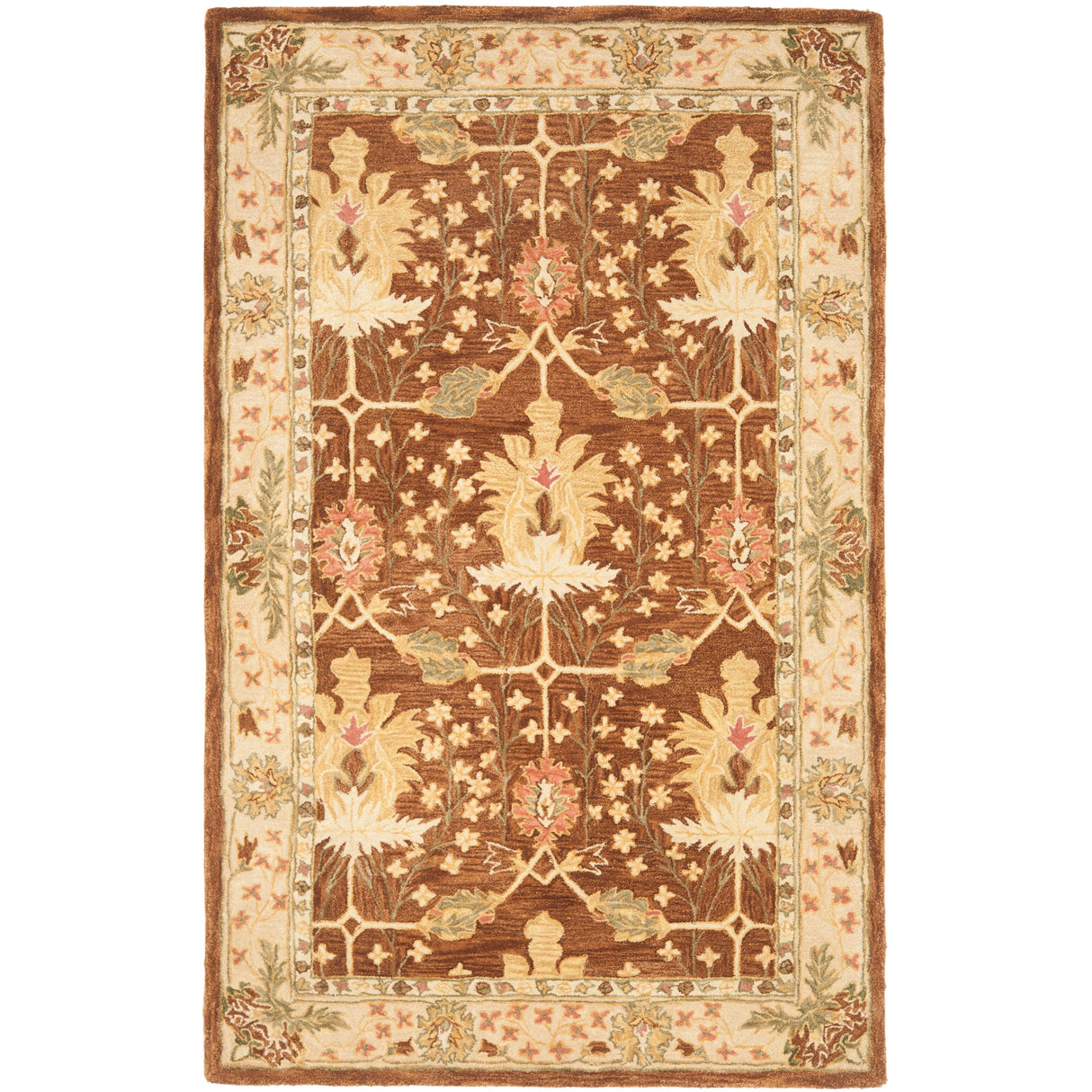 SAFAVIEH Handmade Anatolia Masami Traditional Oriental Hand-spun Wool Rug