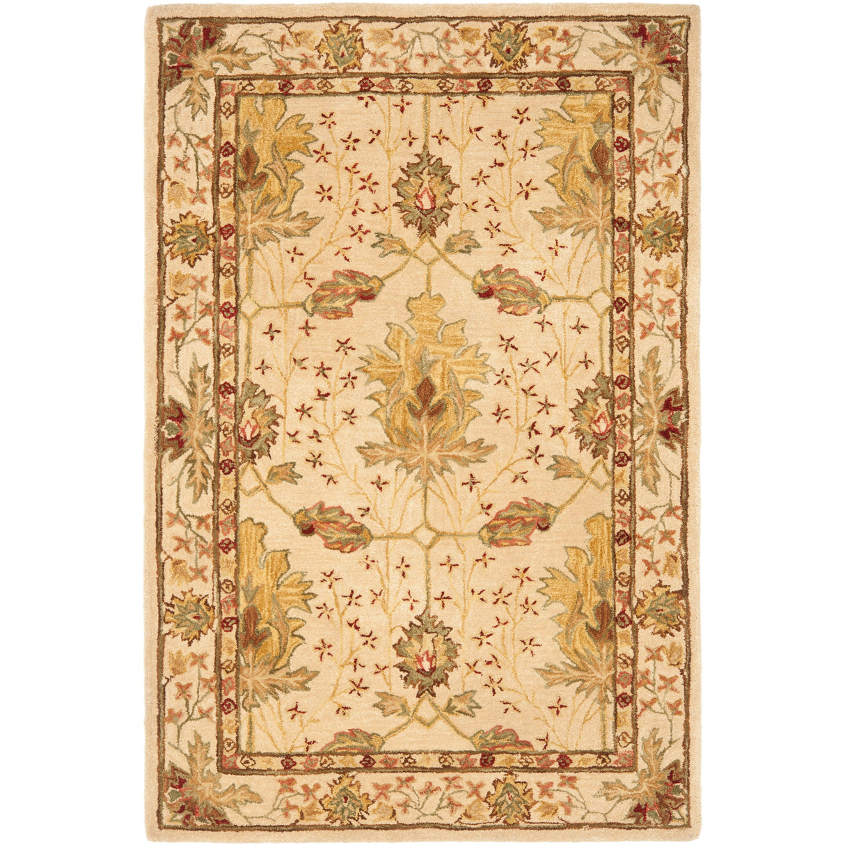 SAFAVIEH Handmade Anatolia Masami Traditional Oriental Hand-spun Wool Rug