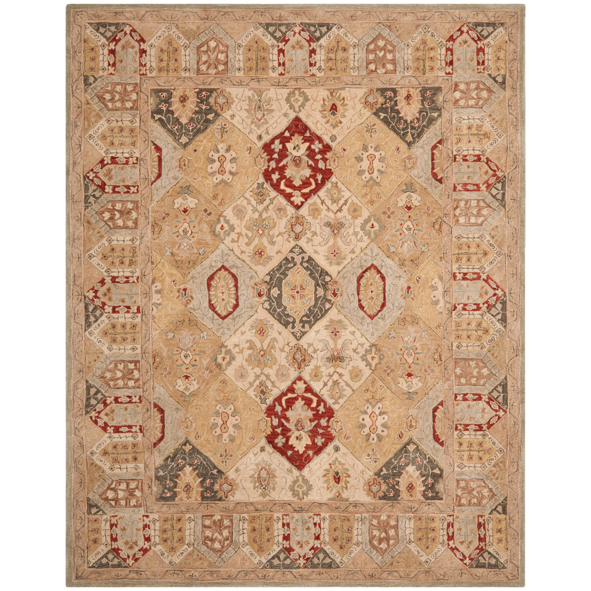 SAFAVIEH Handmade Anatolia Meisje Traditional Oriental Hand-spun Wool Rug