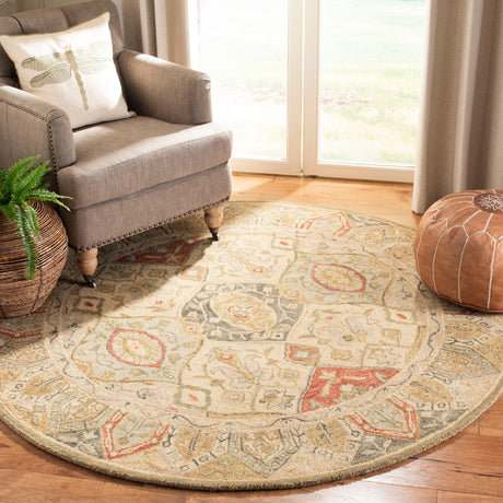 SAFAVIEH Handmade Anatolia Meisje Traditional Oriental Hand-spun Wool Rug