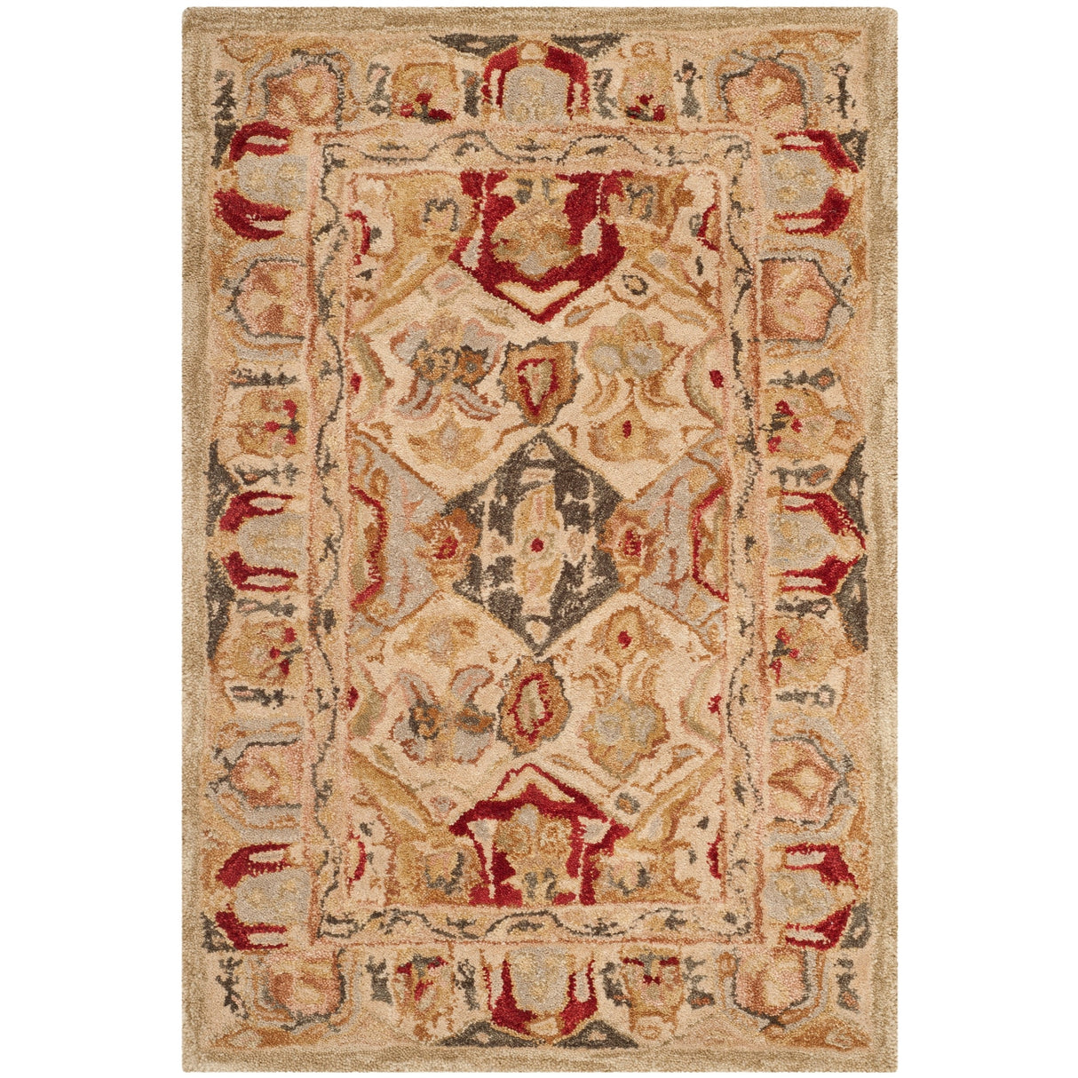 SAFAVIEH Handmade Anatolia Meisje Traditional Oriental Hand-spun Wool Rug