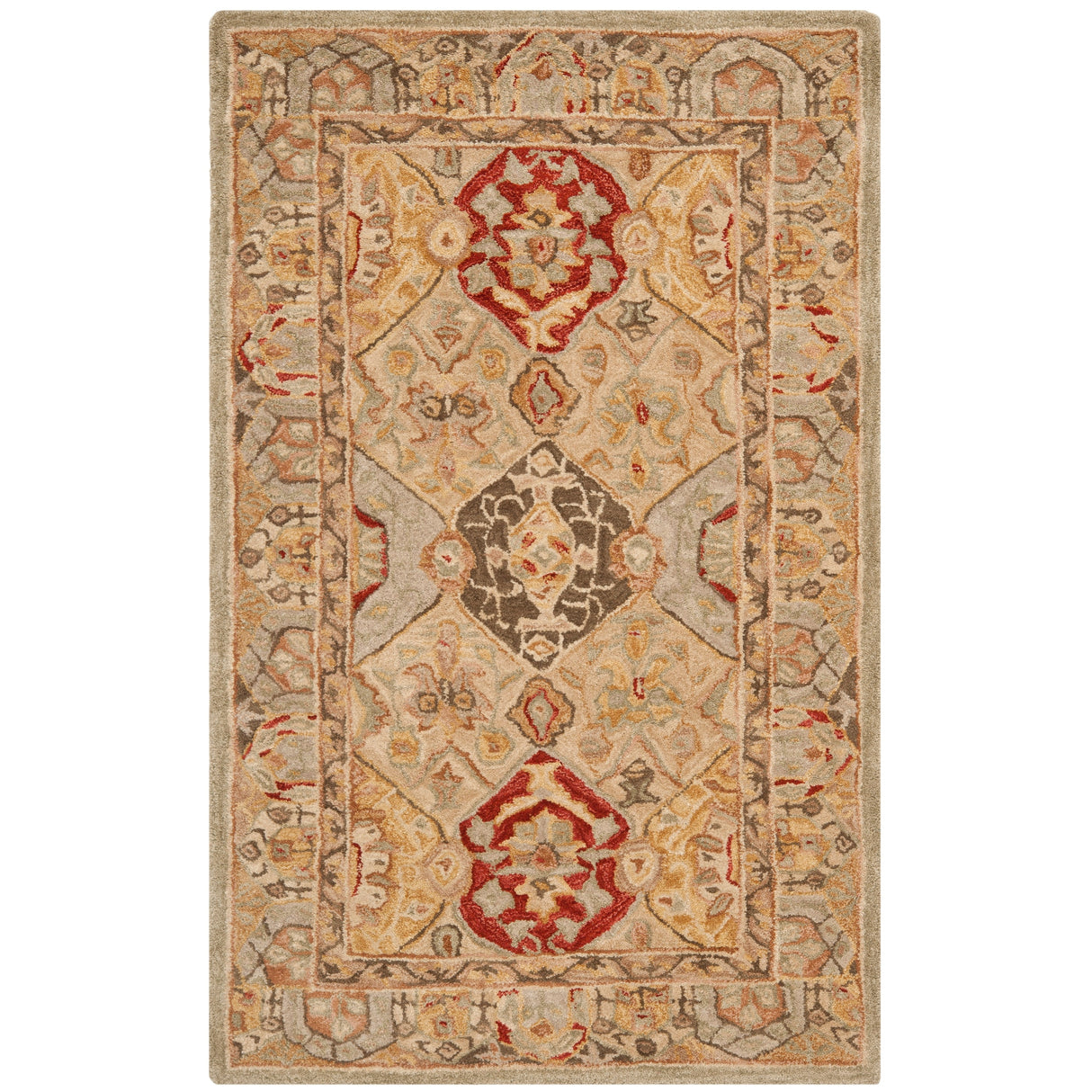 SAFAVIEH Handmade Anatolia Meisje Traditional Oriental Hand-spun Wool Rug