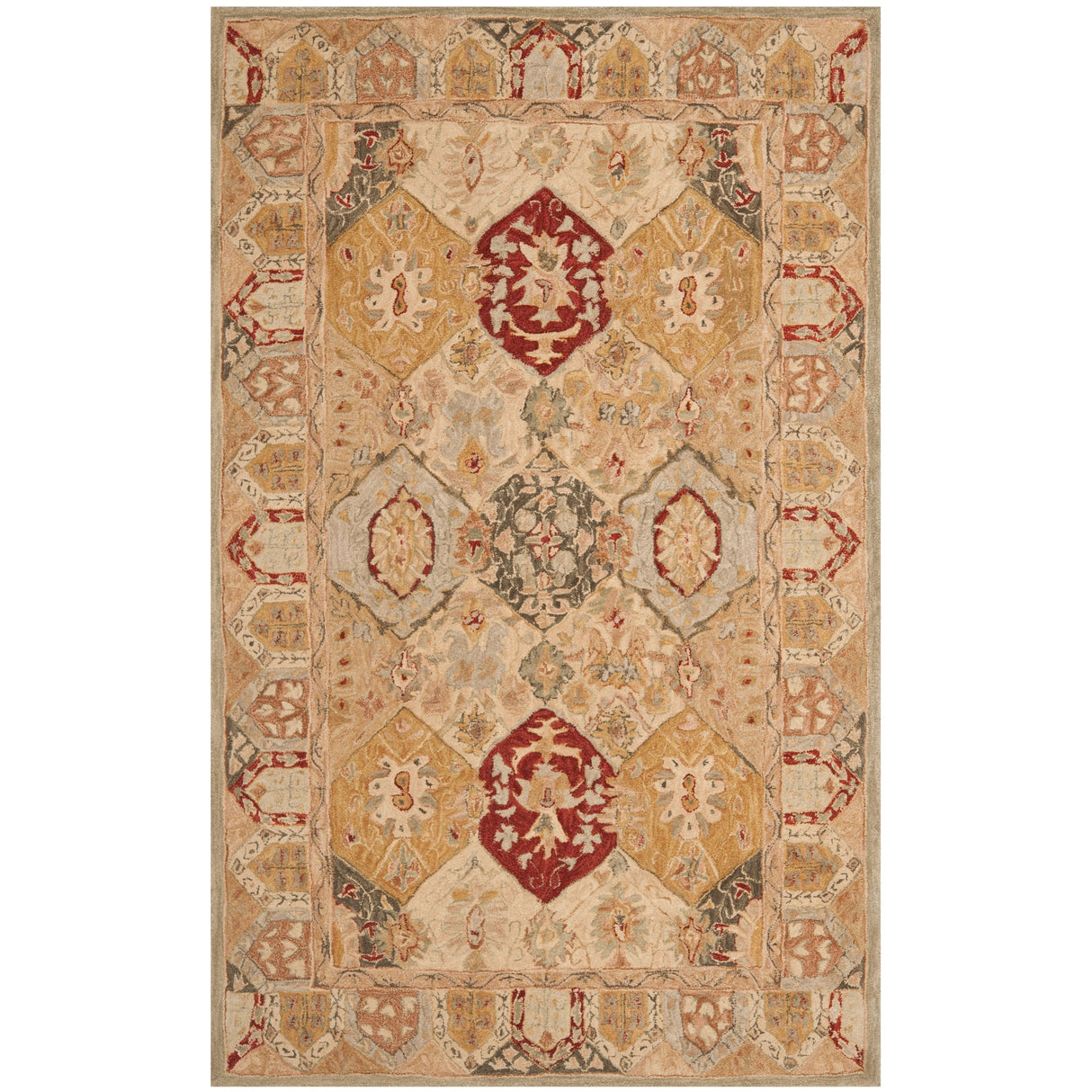 SAFAVIEH Handmade Anatolia Meisje Traditional Oriental Hand-spun Wool Rug