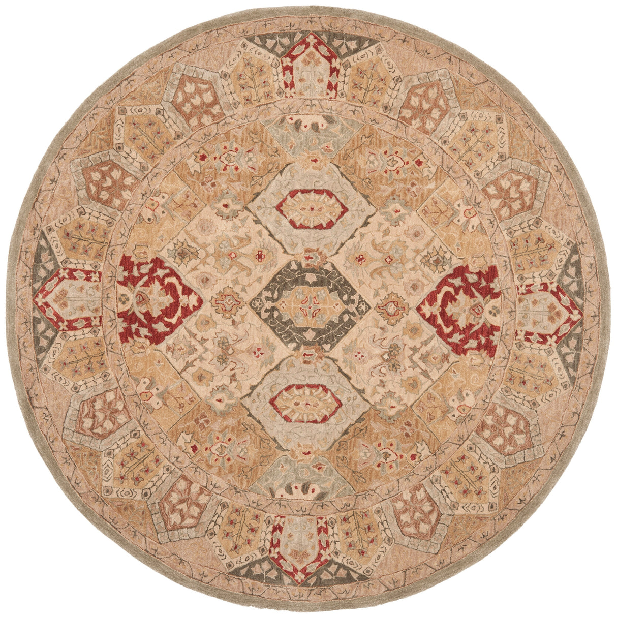 SAFAVIEH Handmade Anatolia Meisje Traditional Oriental Hand-spun Wool Rug