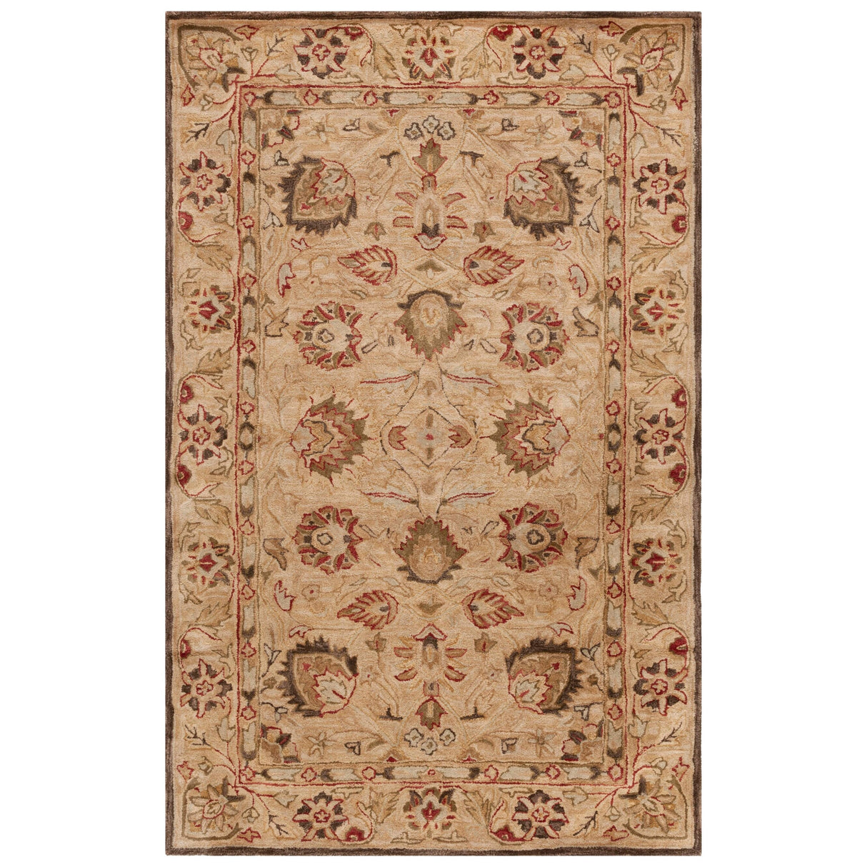 SAFAVIEH Handmade Anatolia Renelle Traditional Oriental Hand-spun Wool Rug