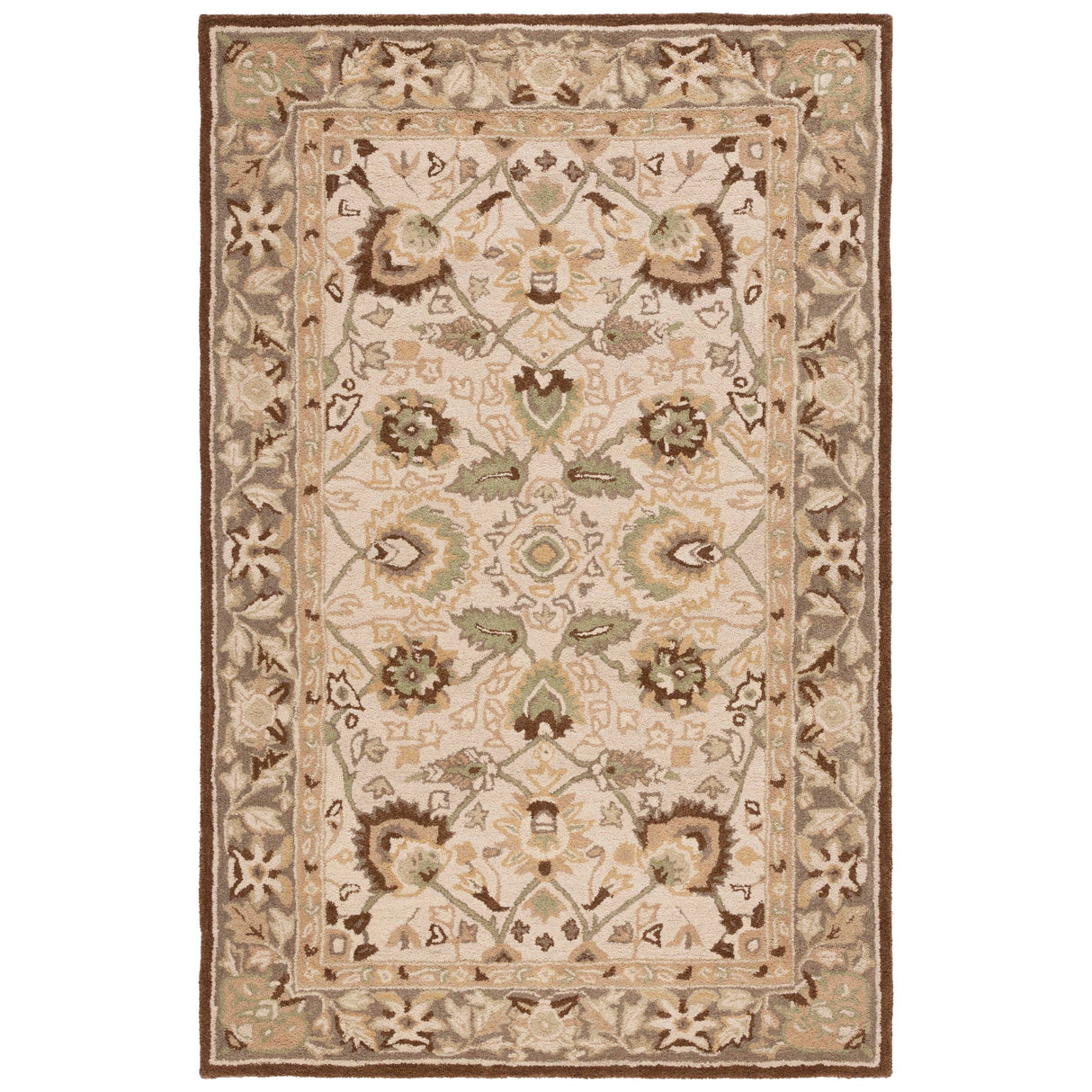 SAFAVIEH Handmade Anatolia Renelle Traditional Oriental Hand-spun Wool Rug