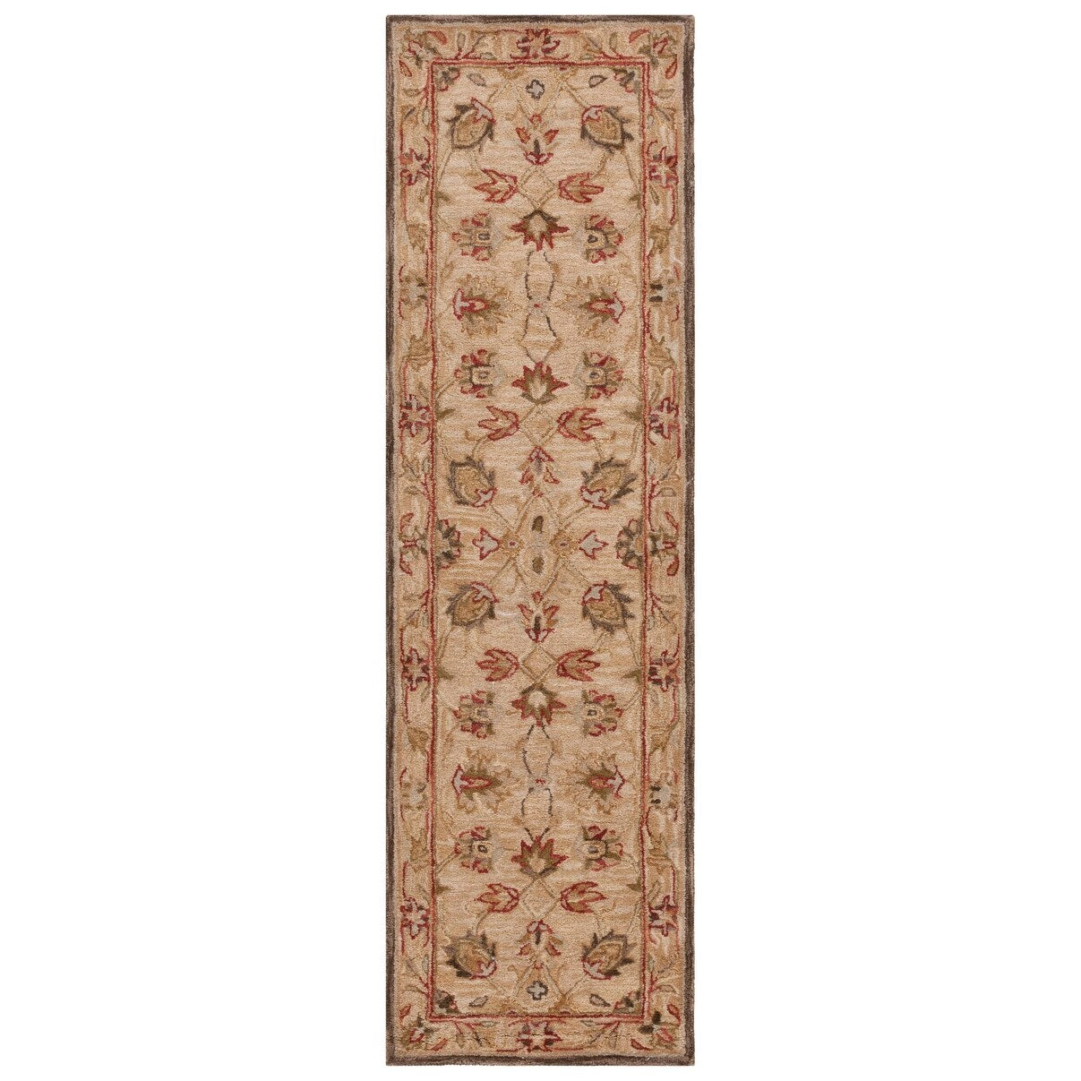 SAFAVIEH Handmade Anatolia Renelle Traditional Oriental Hand-spun Wool Rug