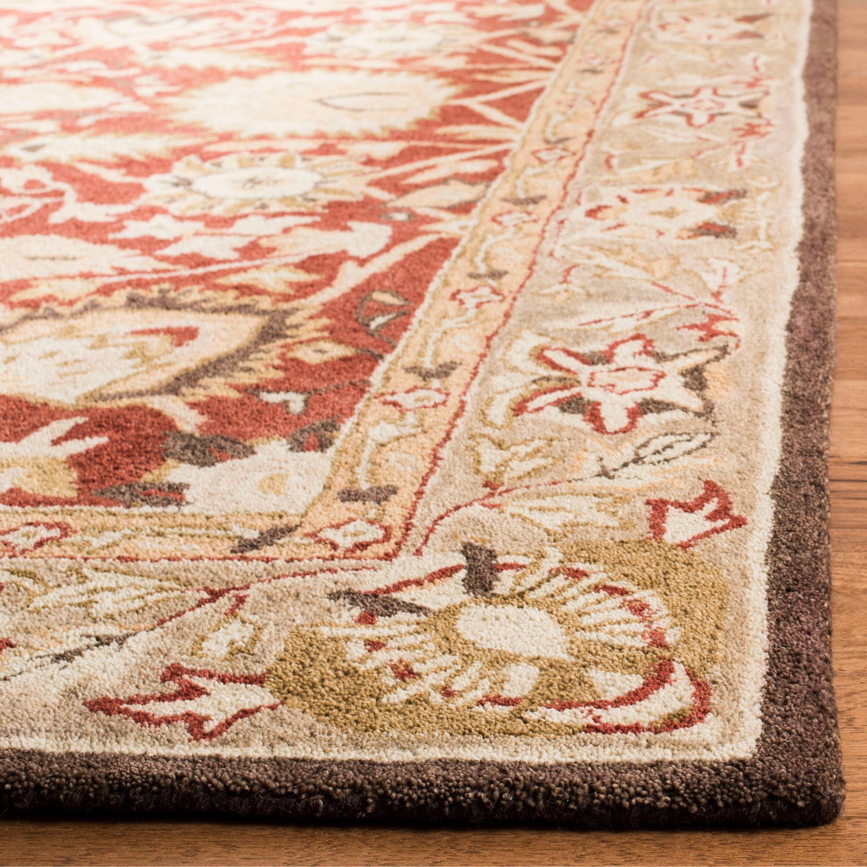 SAFAVIEH Handmade Anatolia Renelle Traditional Oriental Hand-spun Wool Rug