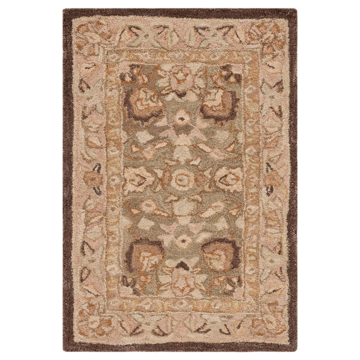 SAFAVIEH Handmade Anatolia Renelle Traditional Oriental Hand-spun Wool Rug