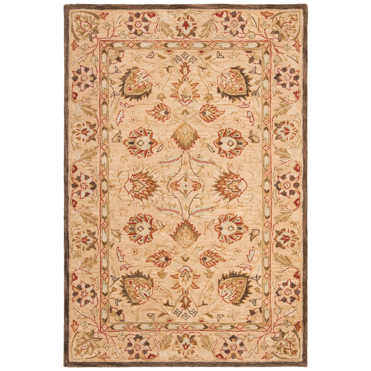 SAFAVIEH Handmade Anatolia Renelle Traditional Oriental Hand-spun Wool Rug