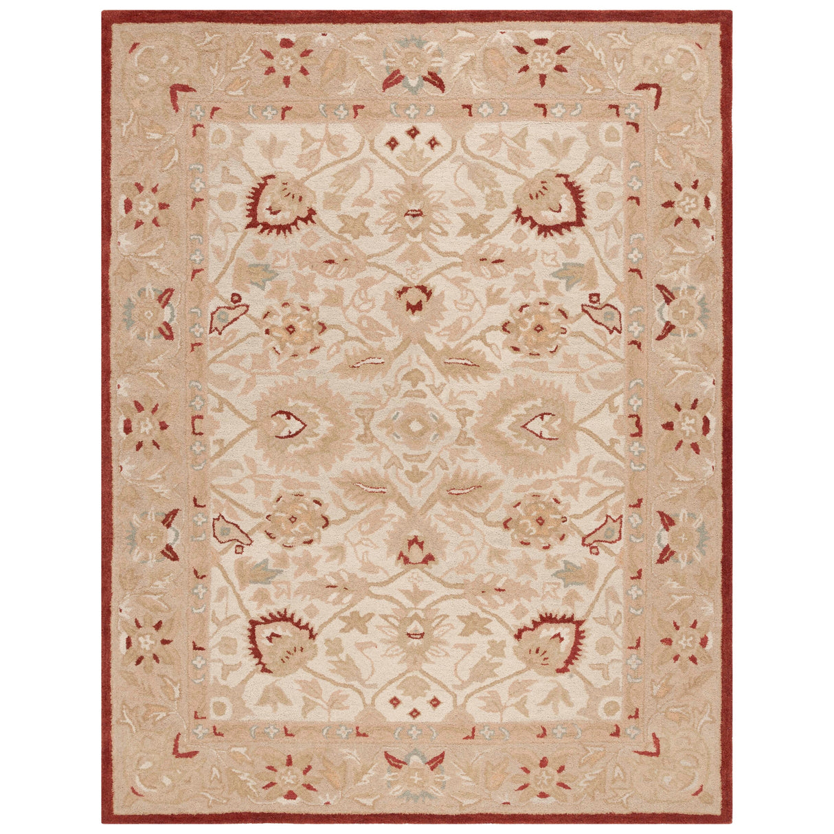 SAFAVIEH Handmade Anatolia Renelle Traditional Oriental Hand-spun Wool Rug