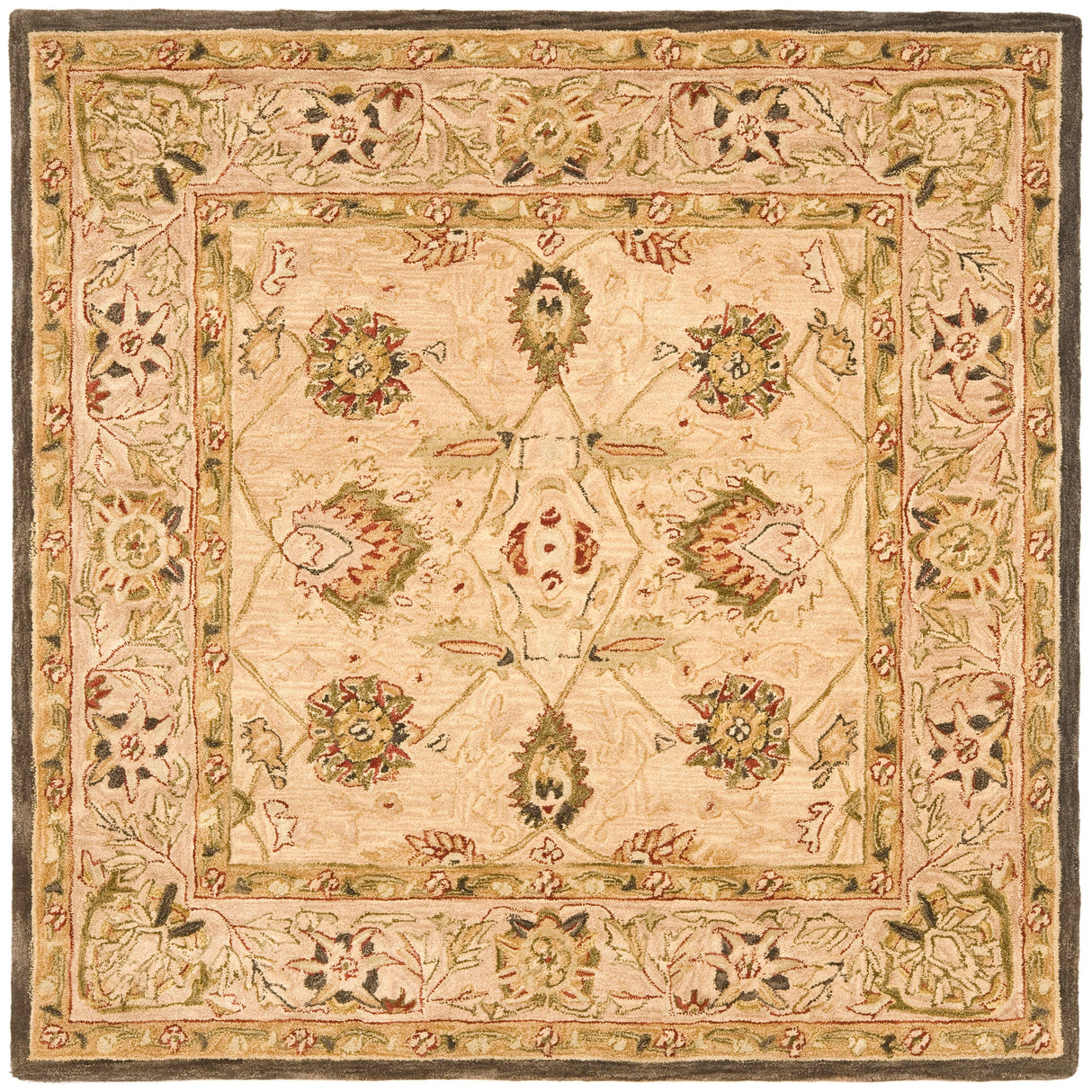 SAFAVIEH Handmade Anatolia Renelle Traditional Oriental Hand-spun Wool Rug