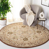 SAFAVIEH Handmade Anatolia Renelle Traditional Oriental Hand-spun Wool Rug