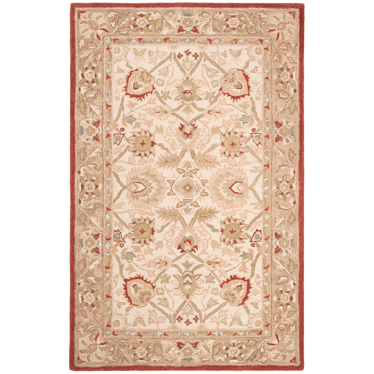 SAFAVIEH Handmade Anatolia Renelle Traditional Oriental Hand-spun Wool Rug