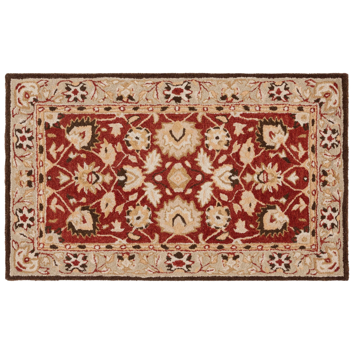 SAFAVIEH Handmade Anatolia Renelle Traditional Oriental Hand-spun Wool Rug