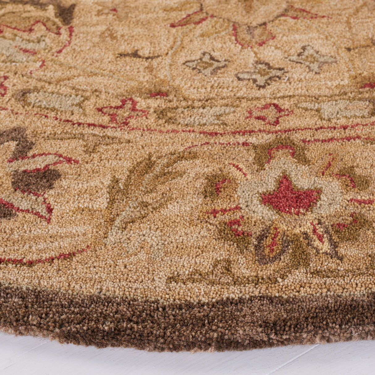 SAFAVIEH Handmade Anatolia Renelle Traditional Oriental Hand-spun Wool Rug