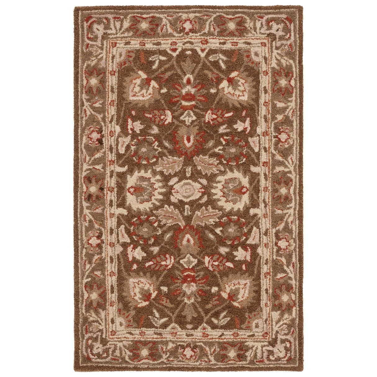 SAFAVIEH Handmade Anatolia Renelle Traditional Oriental Hand-spun Wool Rug