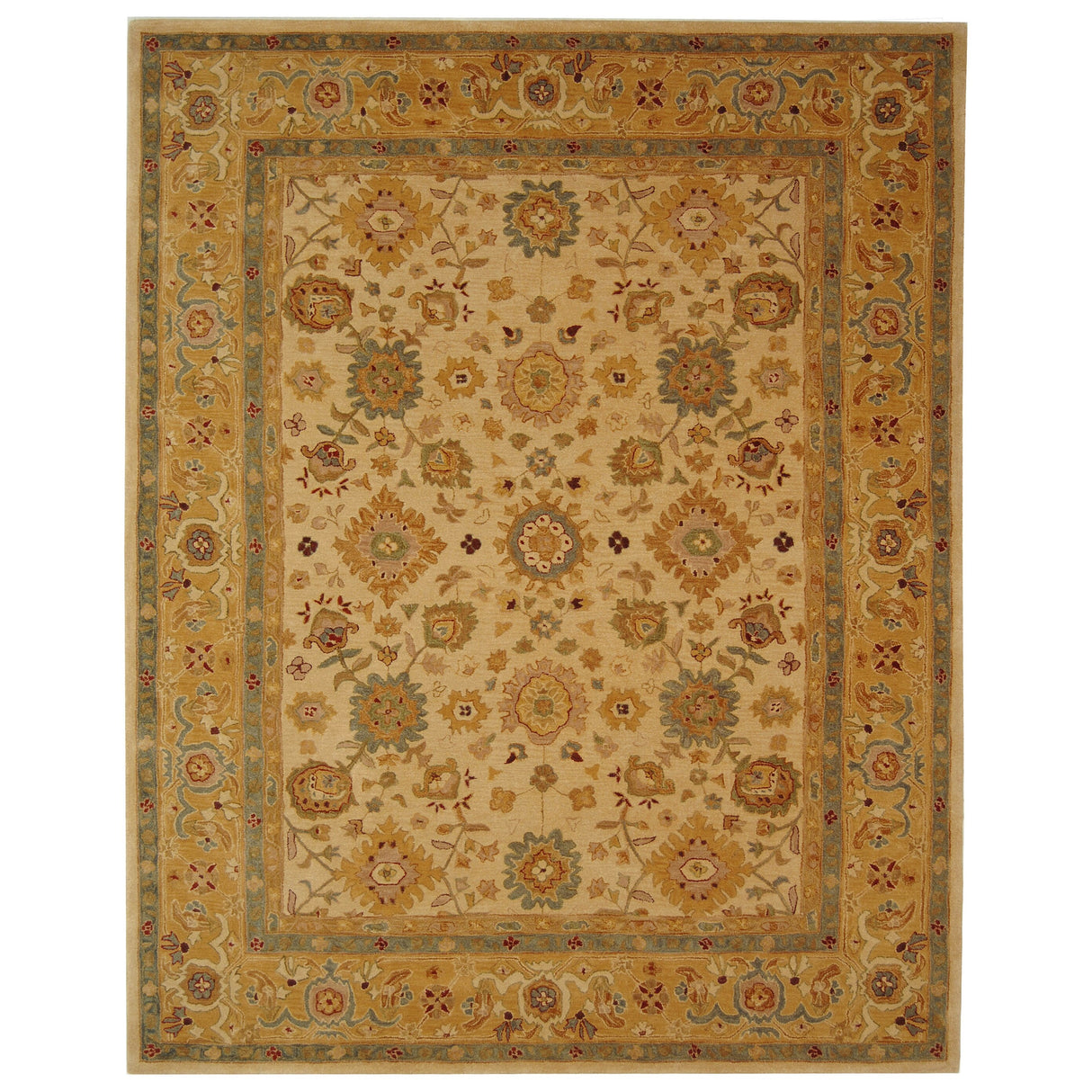 SAFAVIEH Handmade Anatolia Shahida Traditional Oriental Hand-spun Wool Rug