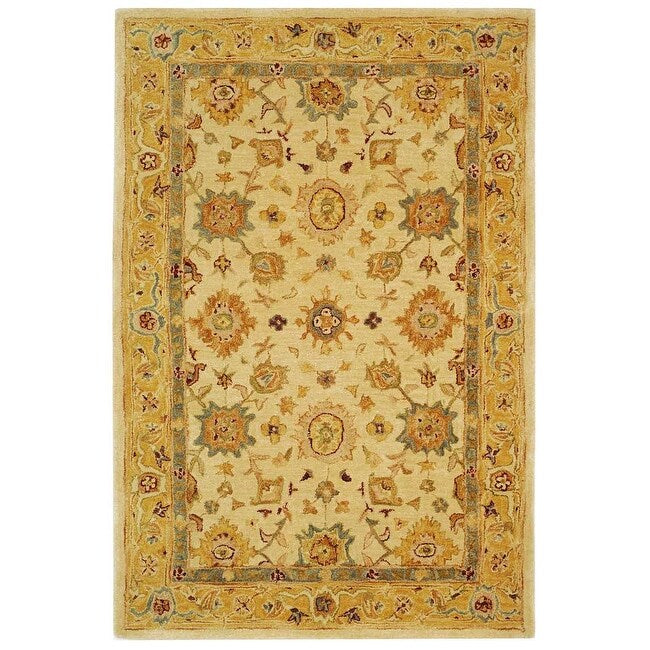 SAFAVIEH Handmade Anatolia Shahida Traditional Oriental Hand-spun Wool Rug