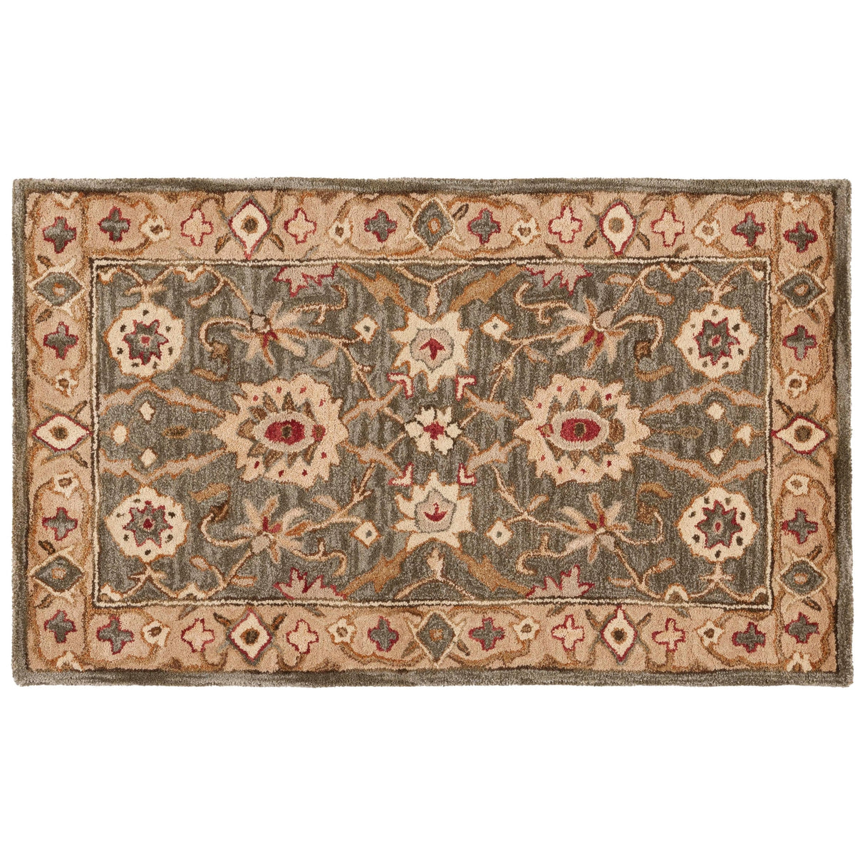 SAFAVIEH Handmade Anatolia Ylvije Traditional Oriental Hand-spun Wool Rug