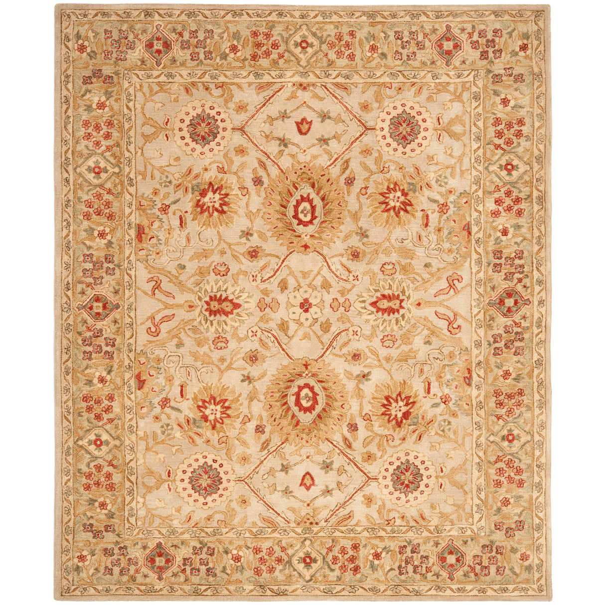 SAFAVIEH Handmade Anatolia Ylvije Traditional Oriental Hand-spun Wool Rug