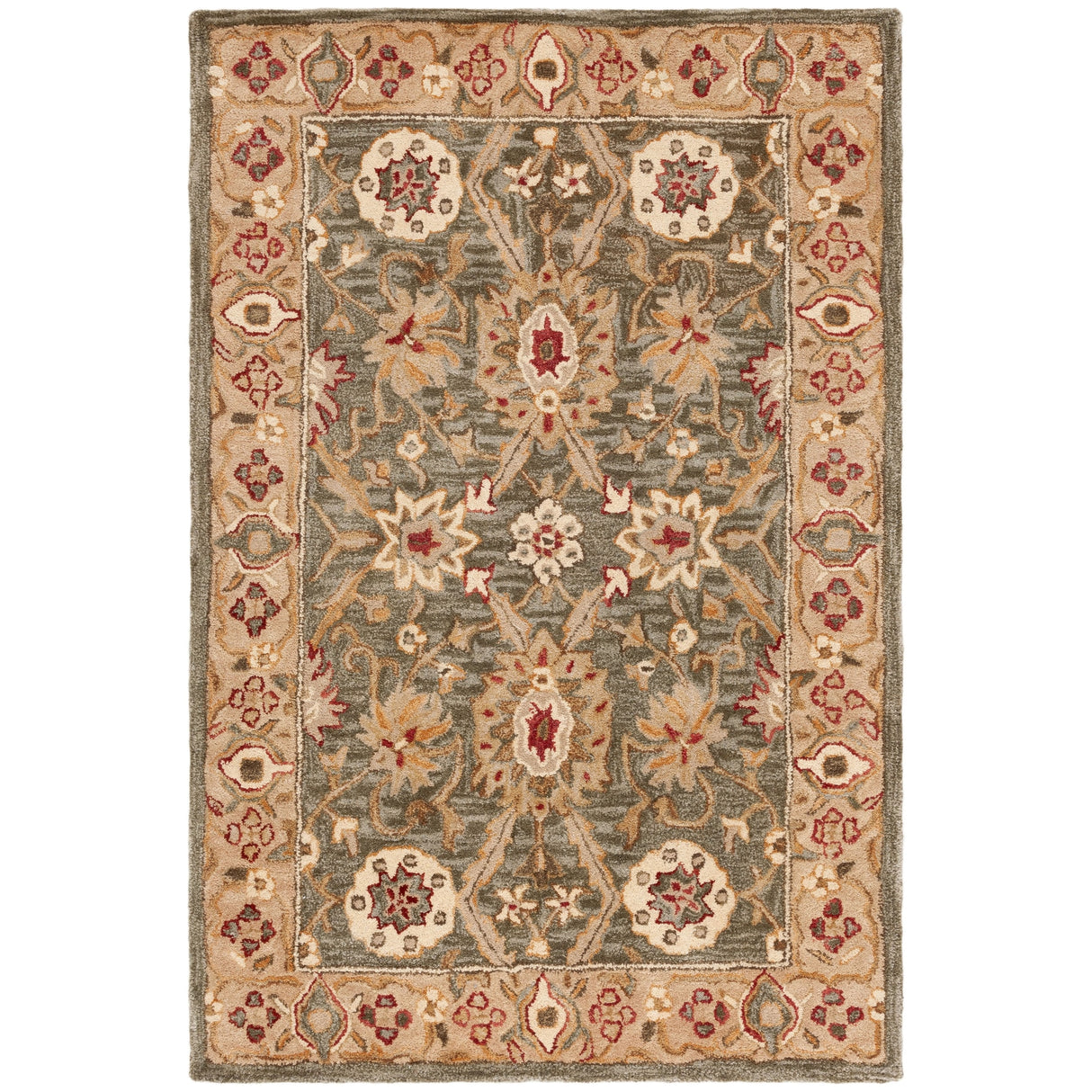 SAFAVIEH Handmade Anatolia Ylvije Traditional Oriental Hand-spun Wool Rug