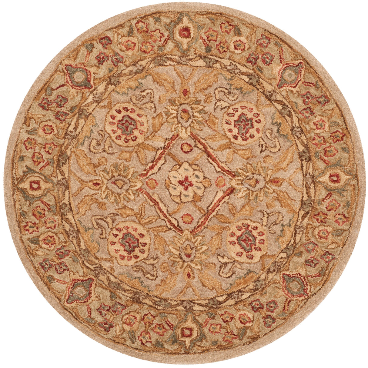 SAFAVIEH Handmade Anatolia Ylvije Traditional Oriental Hand-spun Wool Rug