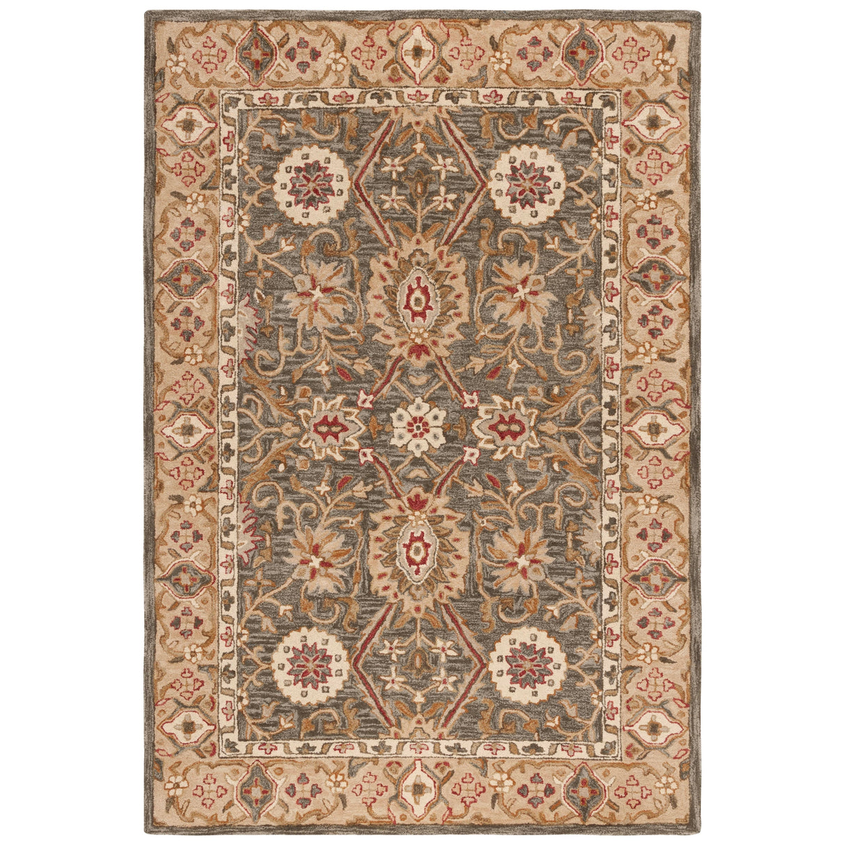 SAFAVIEH Handmade Anatolia Ylvije Traditional Oriental Hand-spun Wool Rug