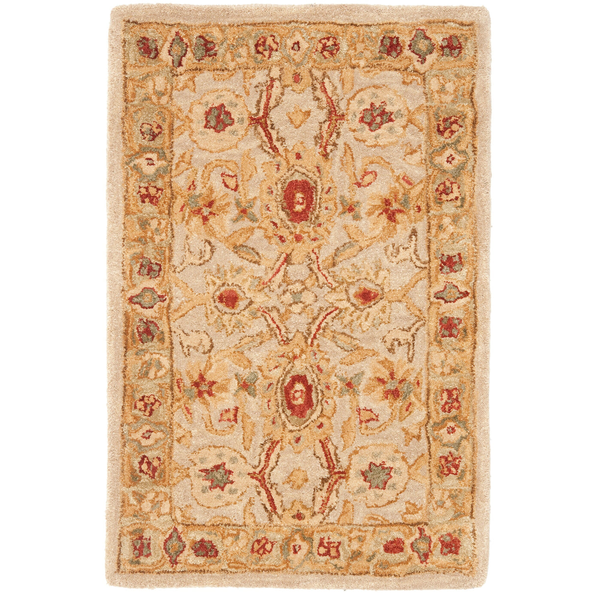 SAFAVIEH Handmade Anatolia Ylvije Traditional Oriental Hand-spun Wool Rug