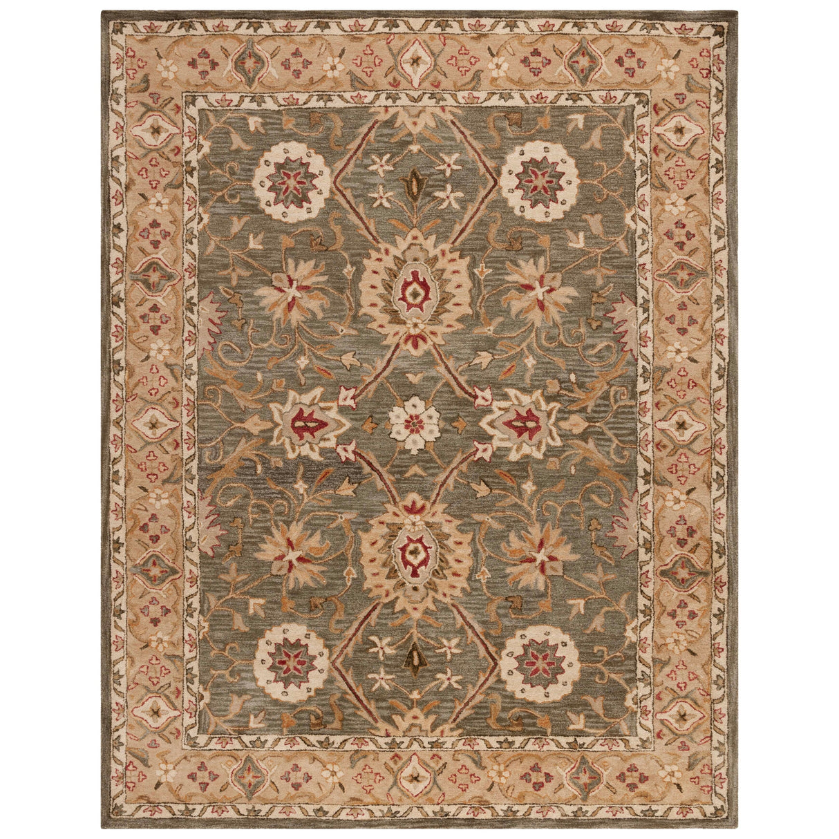 SAFAVIEH Handmade Anatolia Ylvije Traditional Oriental Hand-spun Wool Rug