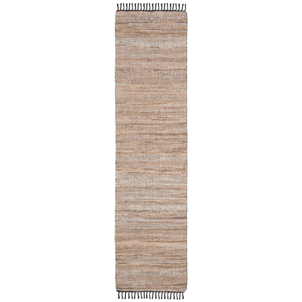 SAFAVIEH Handmade Anjela Leather Boho Stripe Area Rug