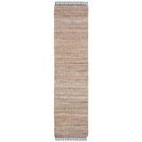 SAFAVIEH Handmade Anjela Leather Boho Stripe Area Rug