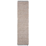 SAFAVIEH Handmade Anjela Leather Boho Stripe Area Rug