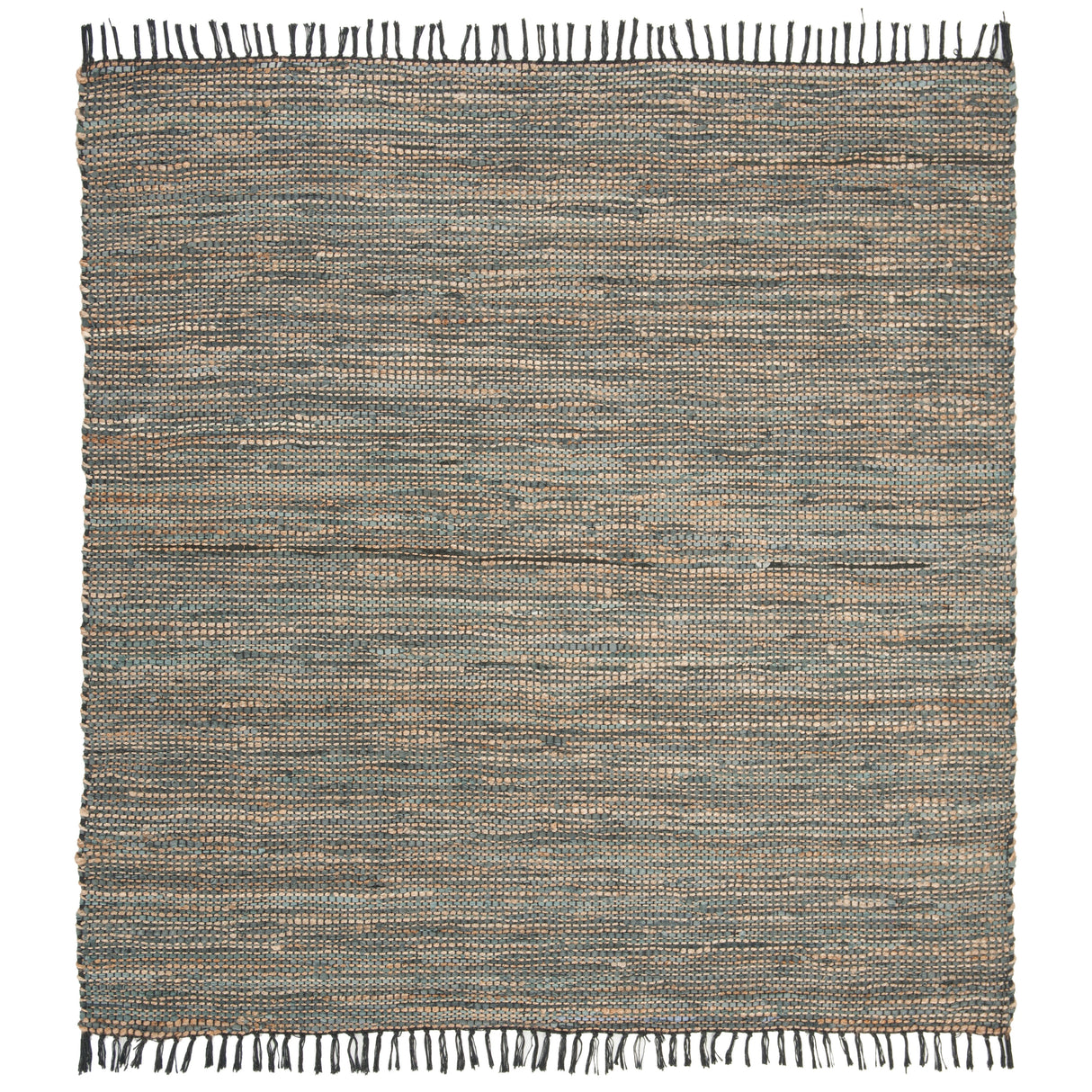 SAFAVIEH Handmade Anjela Leather Boho Stripe Area Rug