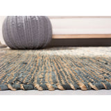 SAFAVIEH Handmade Anjela Leather Boho Stripe Area Rug