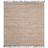 SAFAVIEH Handmade Anjela Leather Boho Stripe Area Rug