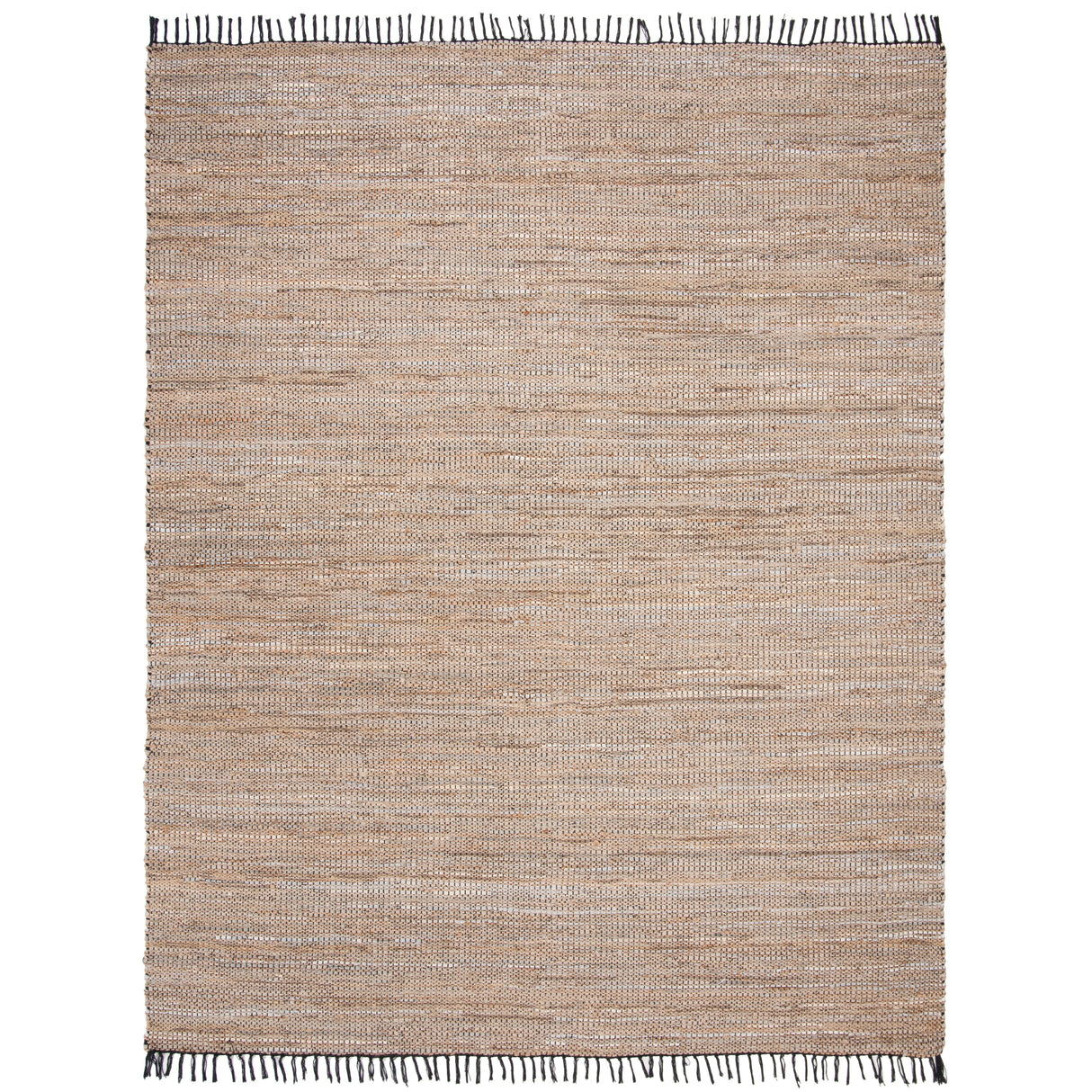 SAFAVIEH Handmade Anjela Leather Boho Stripe Area Rug