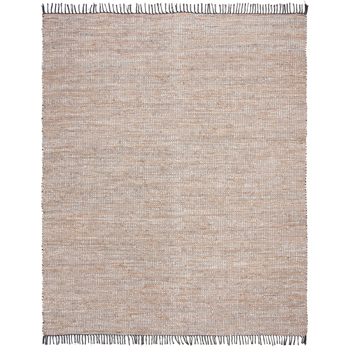 SAFAVIEH Handmade Anjela Leather Boho Stripe Area Rug