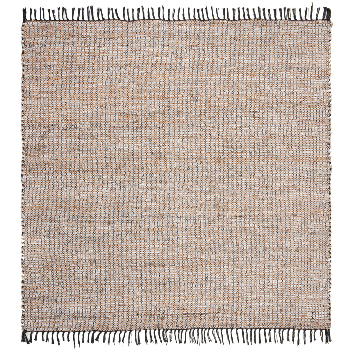 SAFAVIEH Handmade Anjela Leather Boho Stripe Area Rug