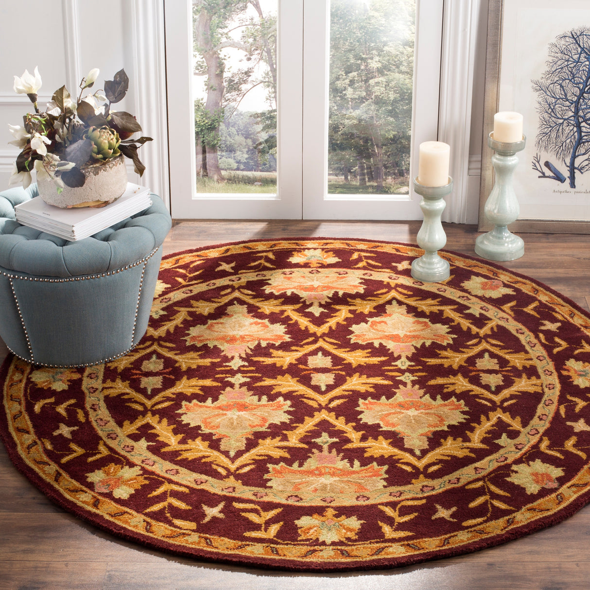 SAFAVIEH Handmade Antiquity Charis Traditional Oriental Wool Rug