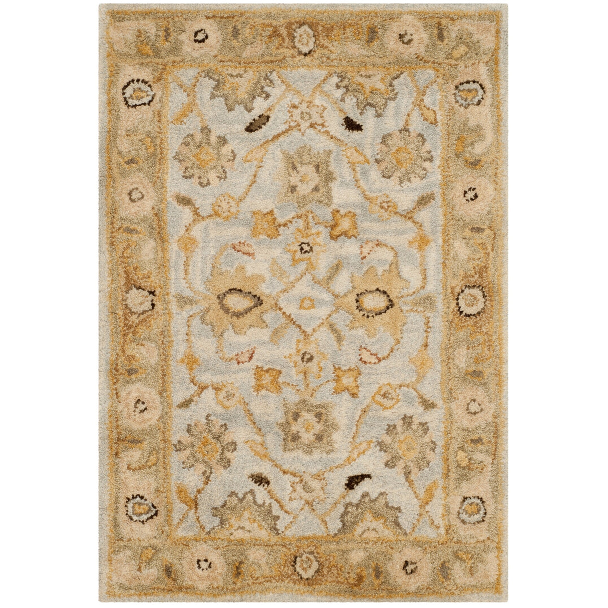 SAFAVIEH Handmade Antiquity Daisy Traditional Oriental Wool Rug