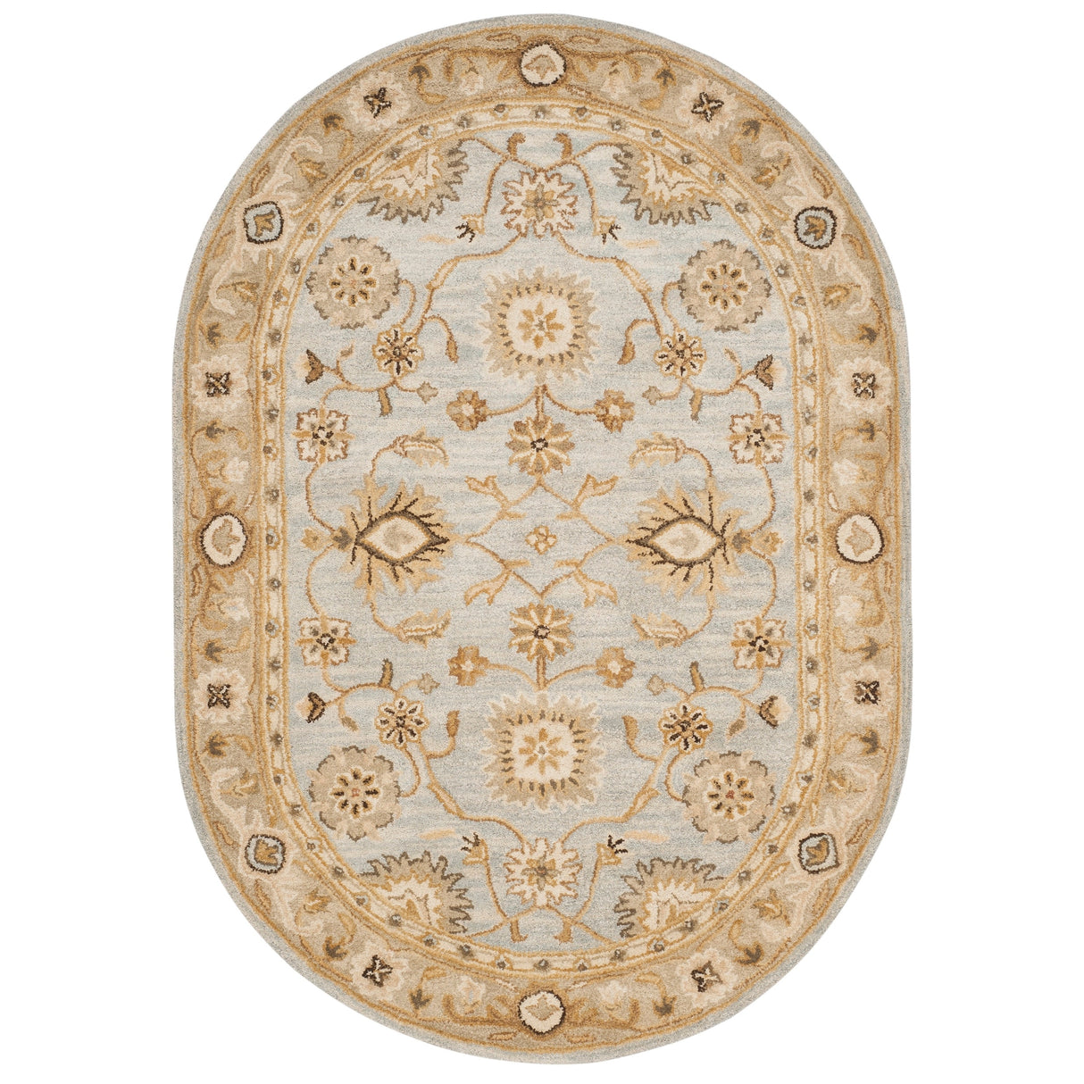 SAFAVIEH Handmade Antiquity Daisy Traditional Oriental Wool Rug