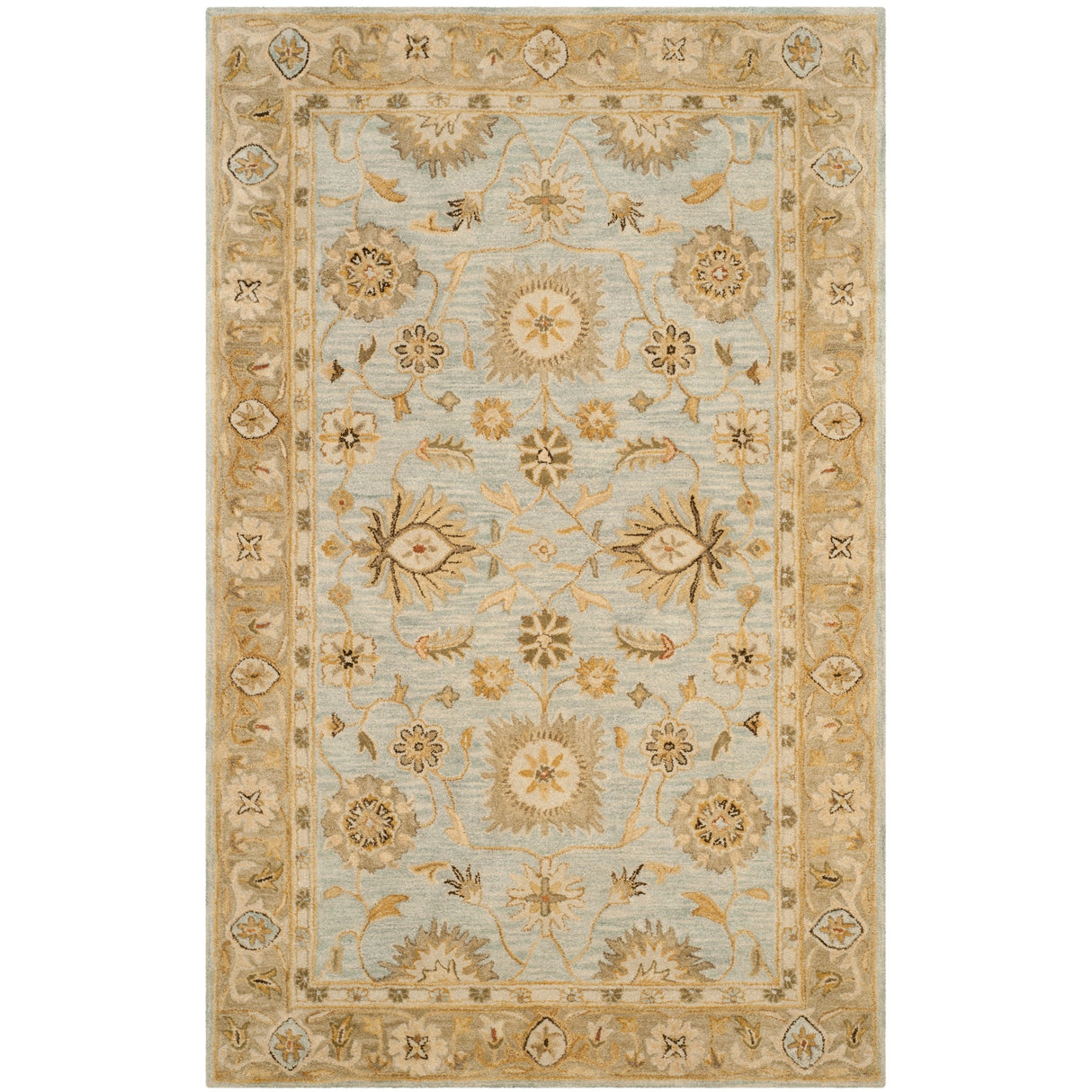 SAFAVIEH Handmade Antiquity Daisy Traditional Oriental Wool Rug