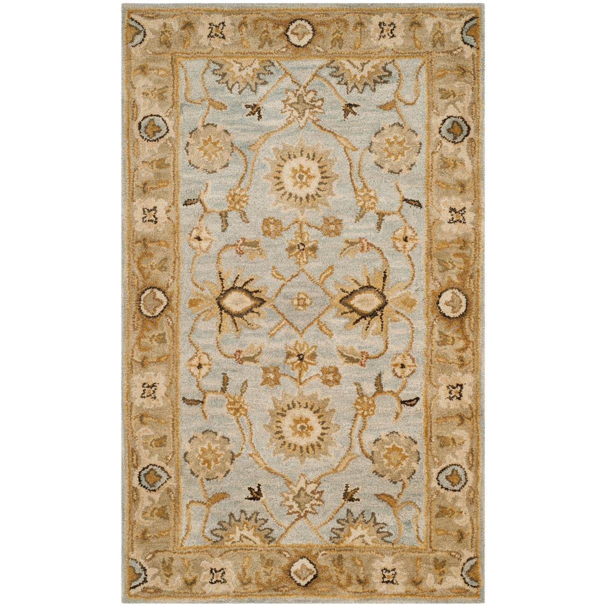 SAFAVIEH Handmade Antiquity Daisy Traditional Oriental Wool Rug