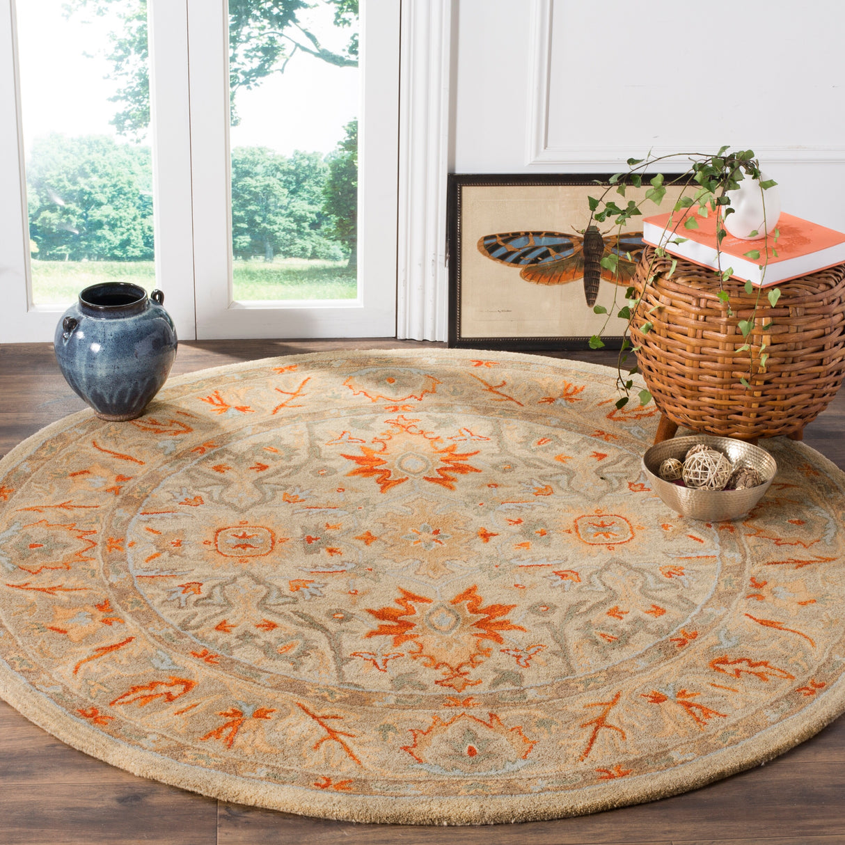 SAFAVIEH Handmade Antiquity Fenella Traditional Oriental Wool Rug